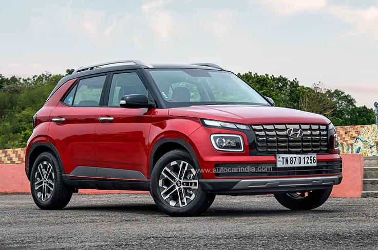 Hyundai’s top-selling compact SUV sold 12 percent fewer units. Hyundai Venue front three quarter